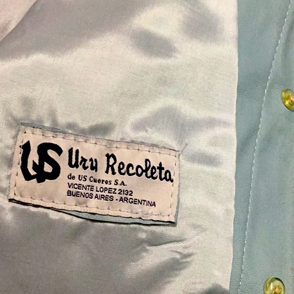 Uru Recoleta Leather Shirt Style Jacket - Picture 8 of 10